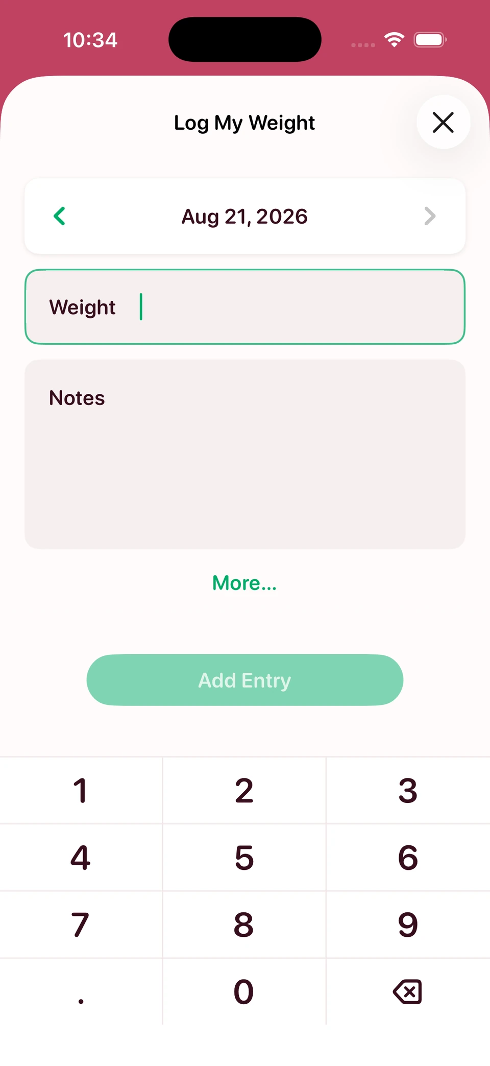 A screen placing accent colors directly on the background surface without harsh contrast
